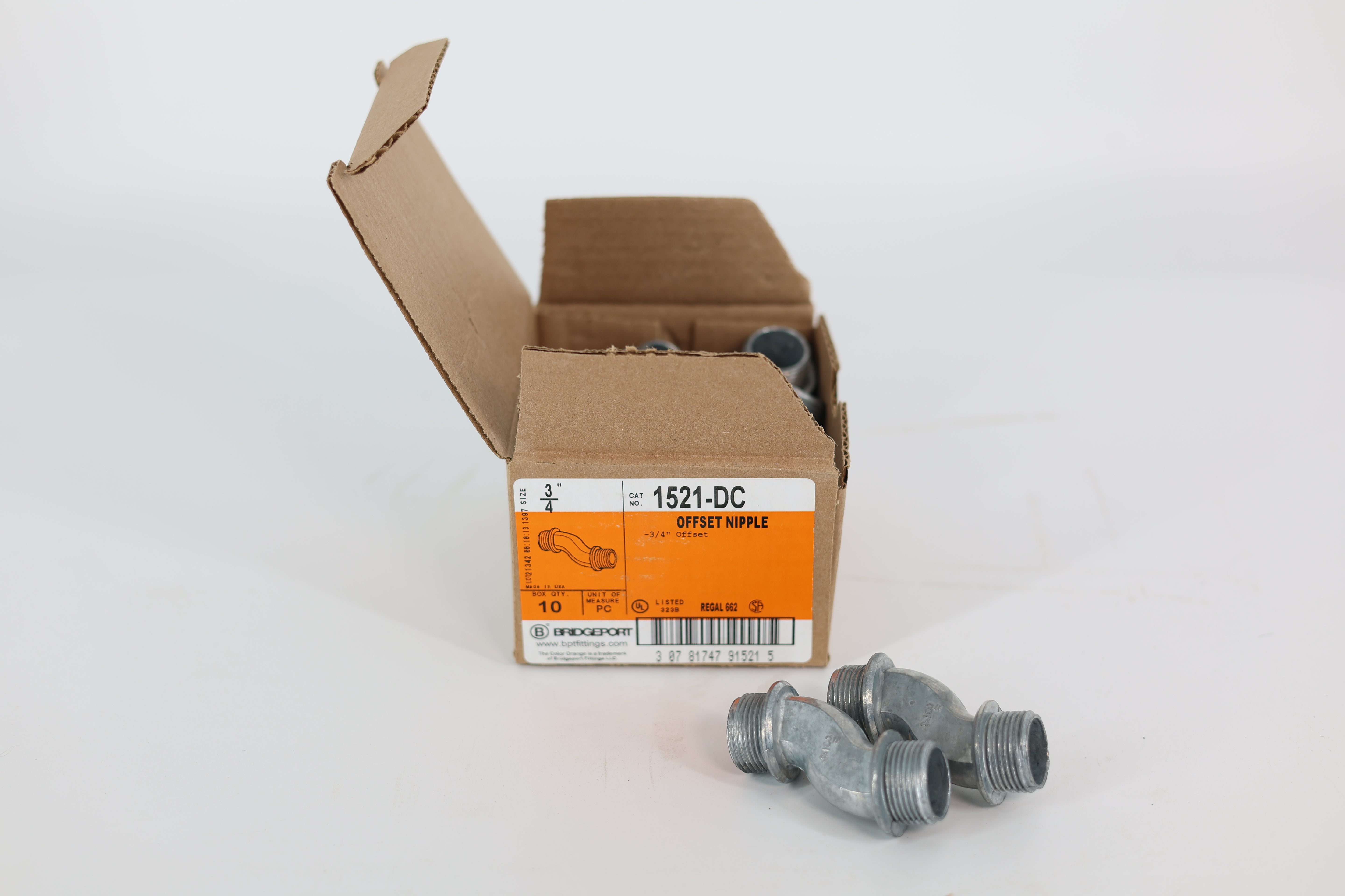 Bridgeport 3/4" Offset Nipple