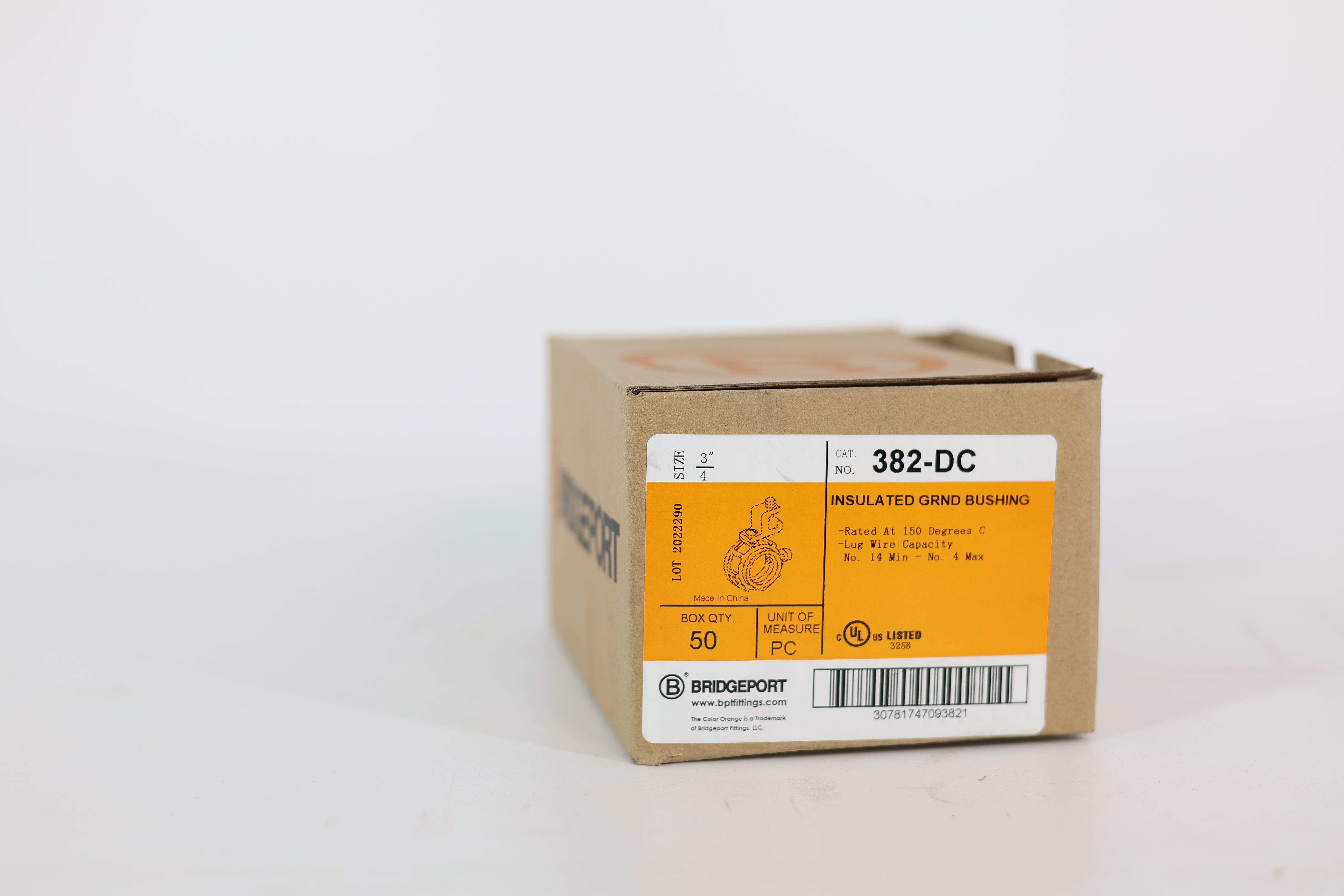 Bridgeport 3/4" Insulated Ground Bushing