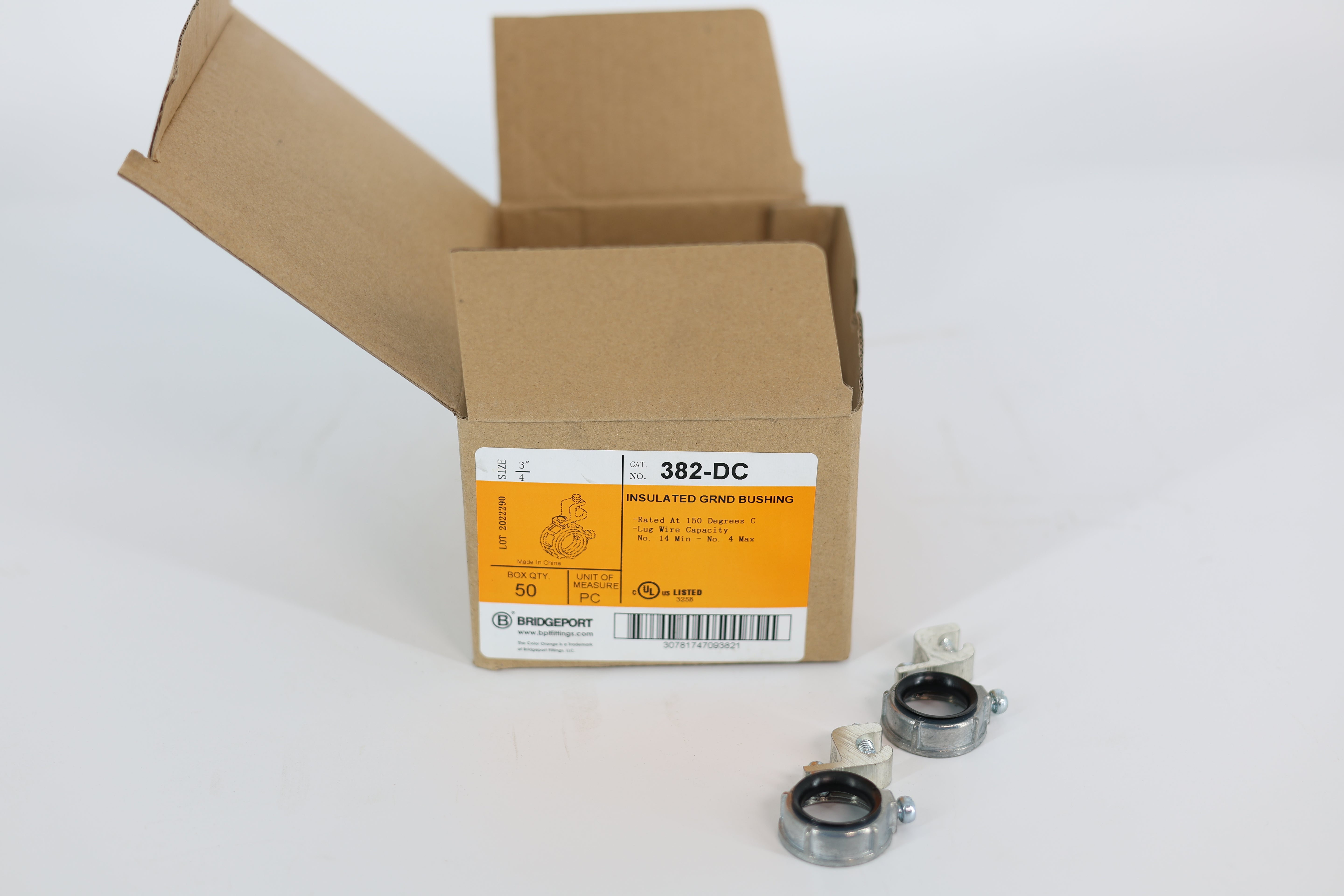 Bridgeport 3/4" Insulated Ground Bushing