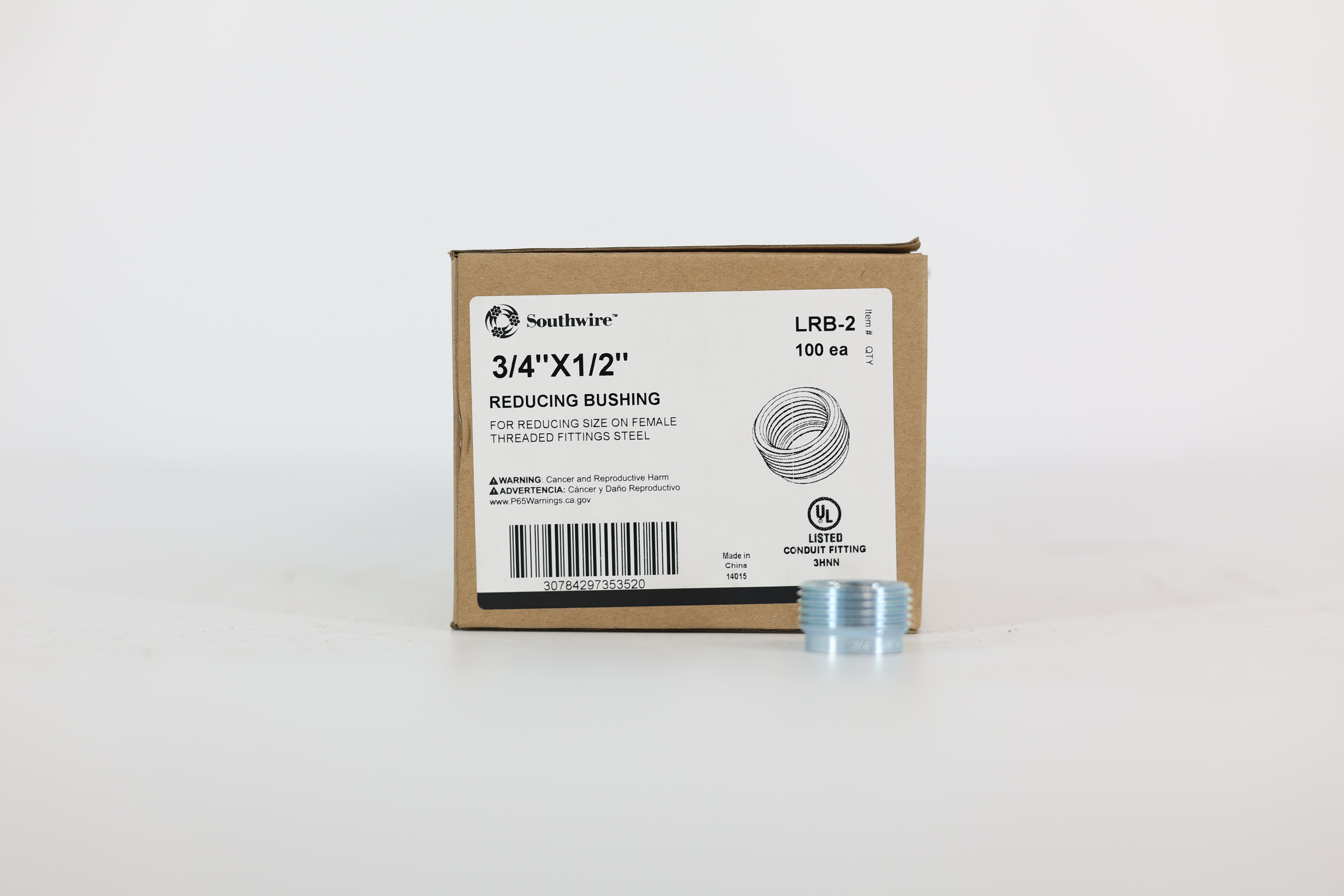 Southwire 3/4" x 1/2" Reducing Bushing