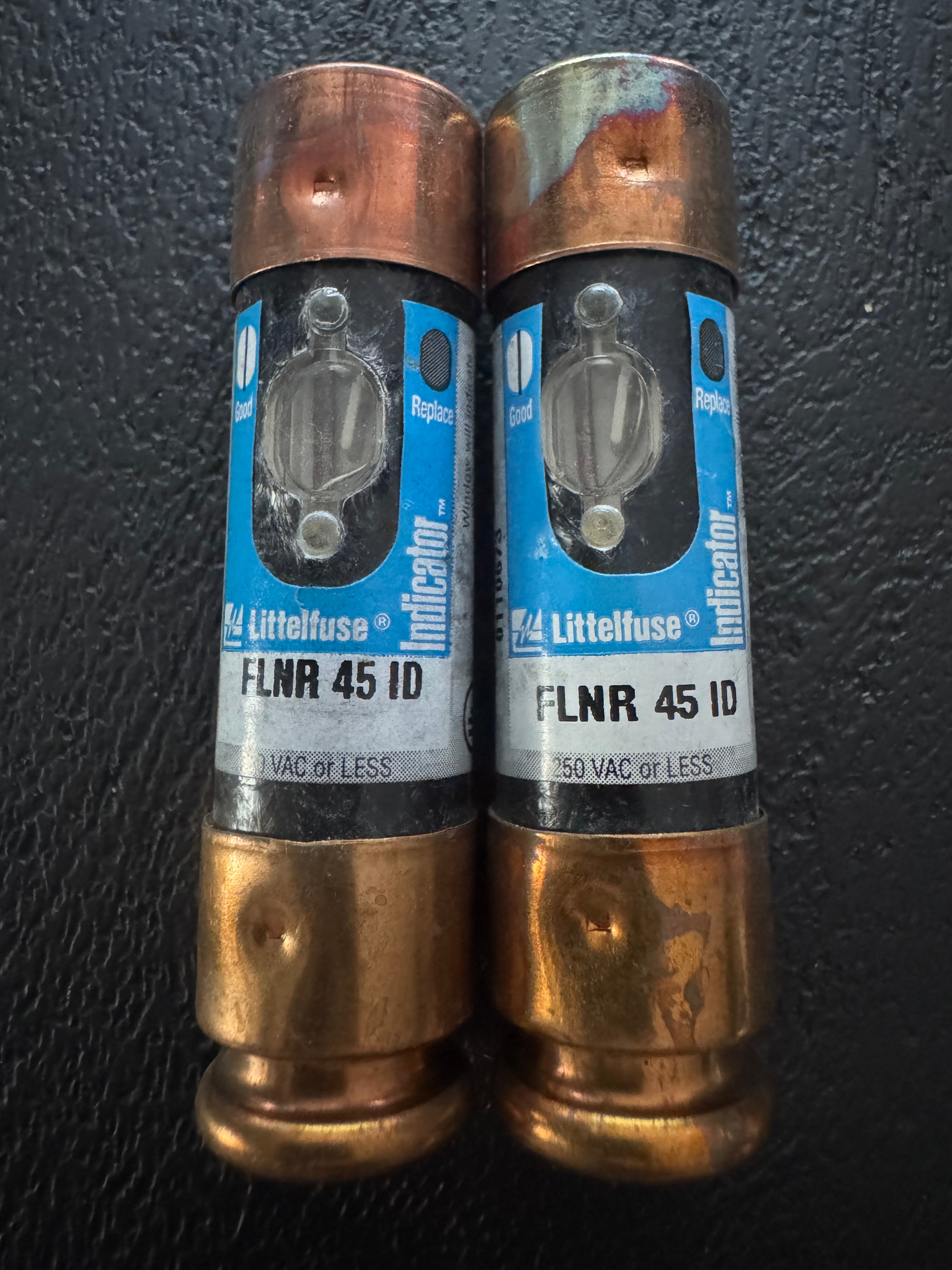 2 Pack Littelfuse FLNR 45 ID