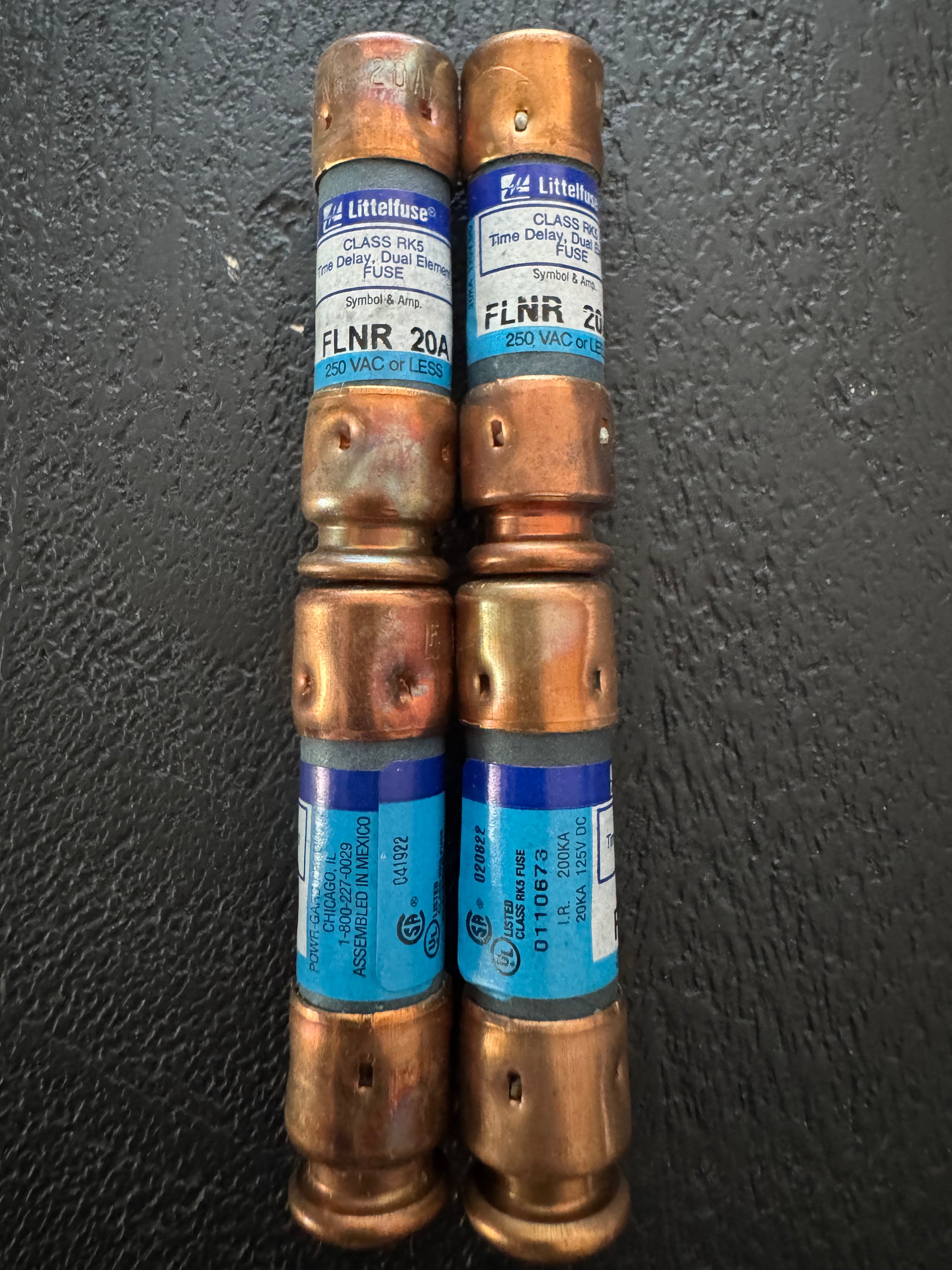 4 Pack 20 Amp Littelfuse