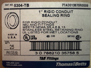 1.0" Rigid Conduit sealing ring, Thomas & Betts, Qty:25 Rings